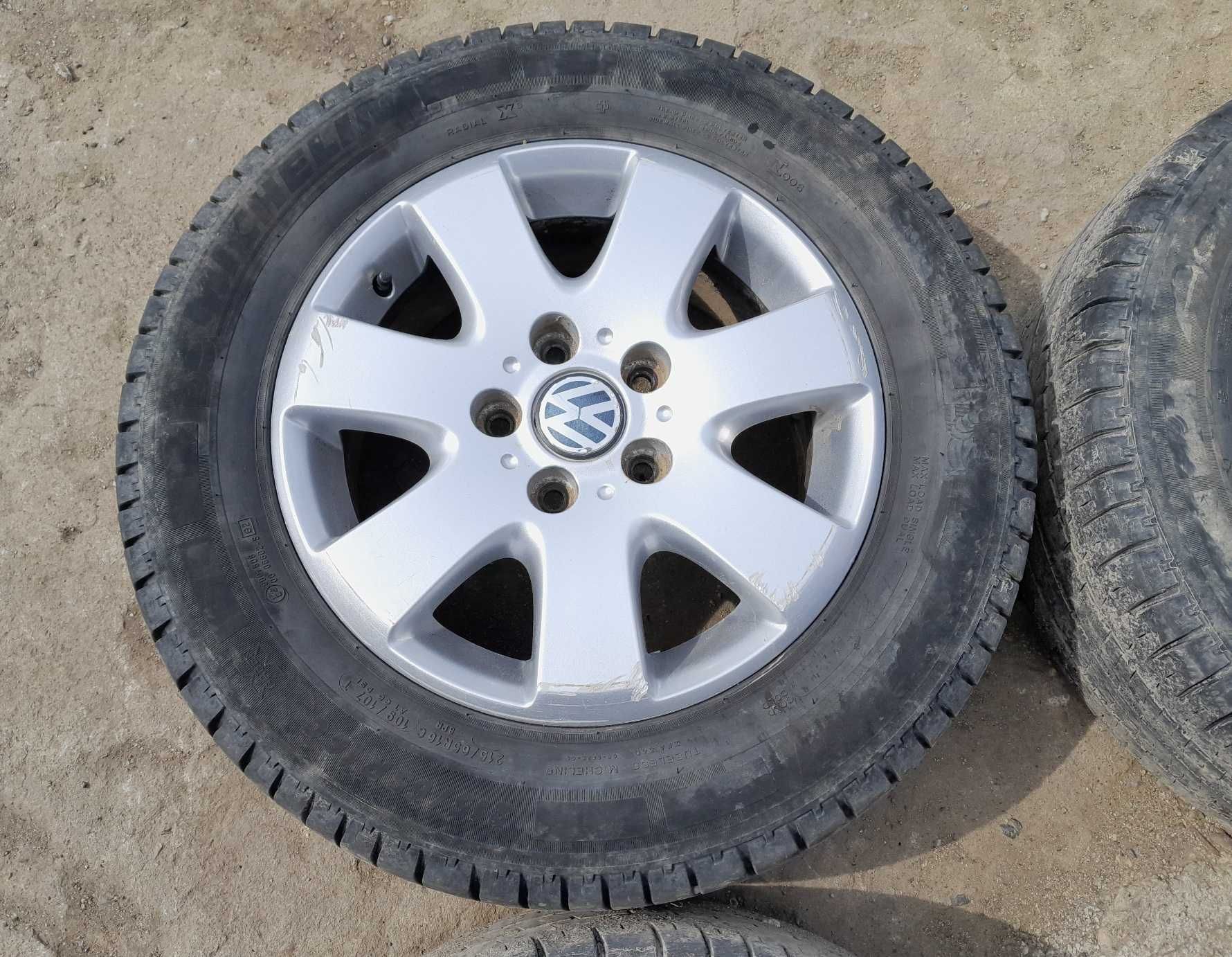 Alufelgi 16 VW T5 Multivan Caravelle Transporter 5x120  215/65r16C