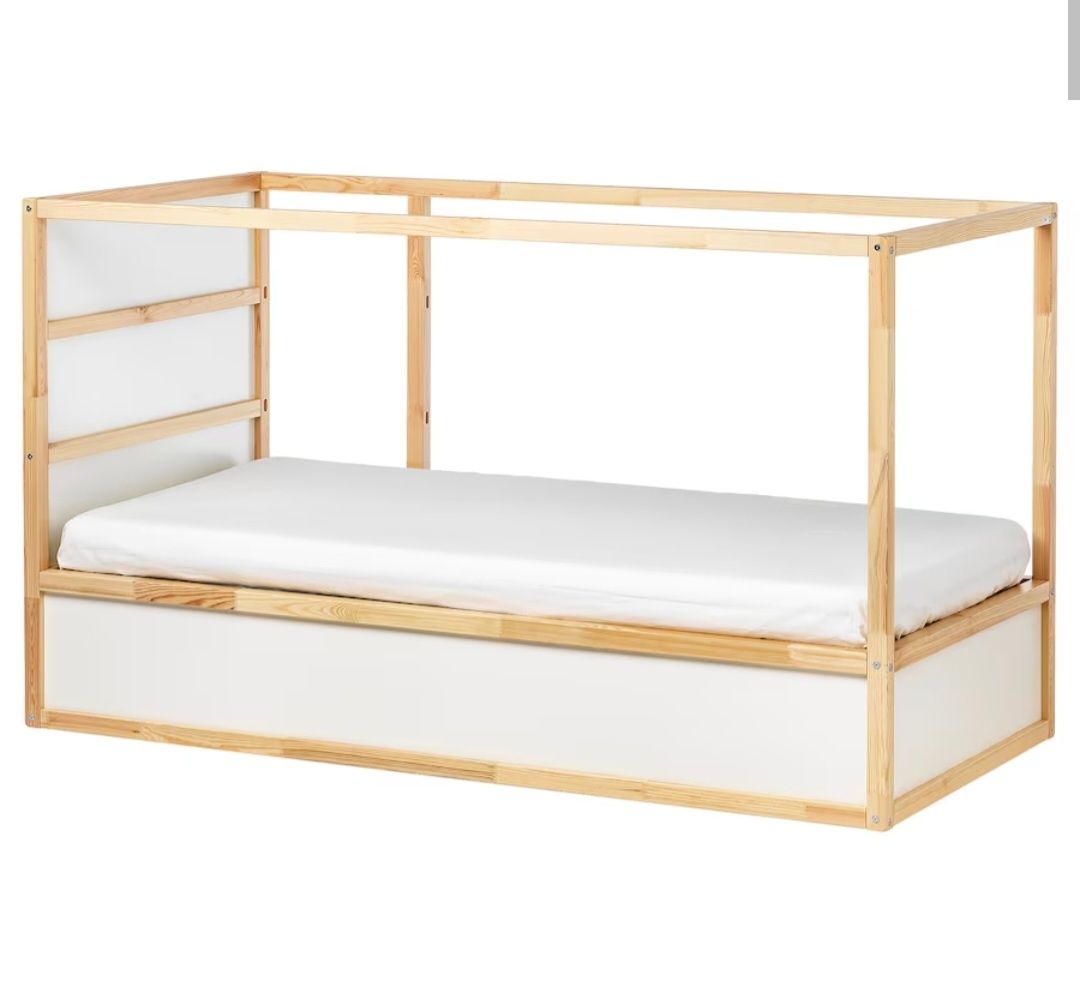 Łóżko Kura Baldachim Ikea antresola