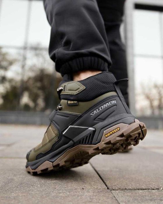 Зимові кросівки Salomon X Ultra 4 Mid хутро (41-46) Черевики чоловічі