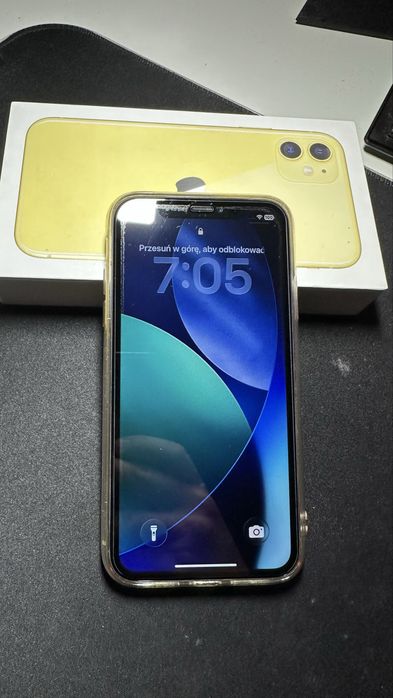 IPhone 11 256GB 100% kondycji baterii Zółty Zadbany