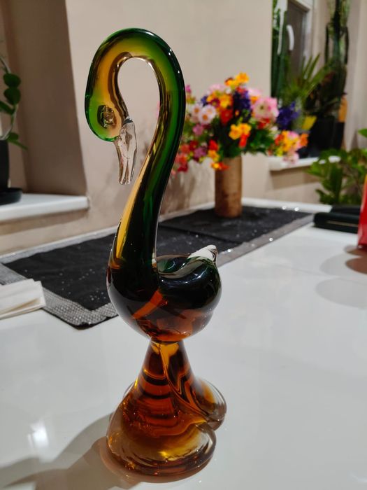 Szklana figurka kolorowe szkło