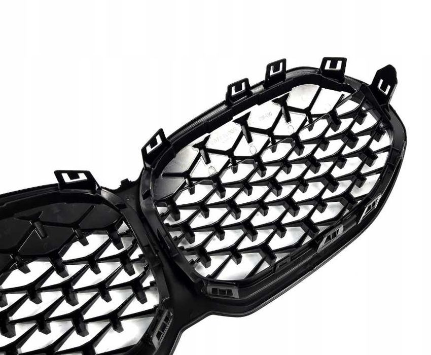 Nerki Grill BMW 1 F40 F41 19+ DIAMOND Czarny Połysk