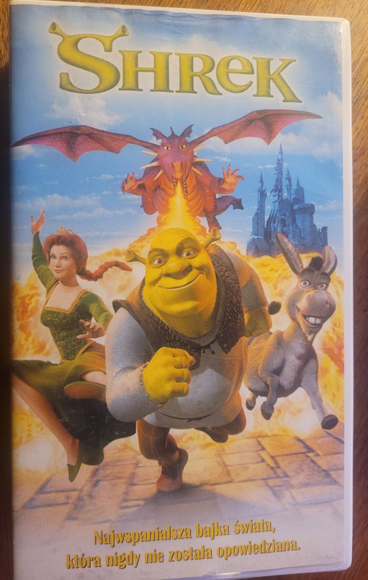 VHS Shrek 2001 DreamWorks / Dubbing PL