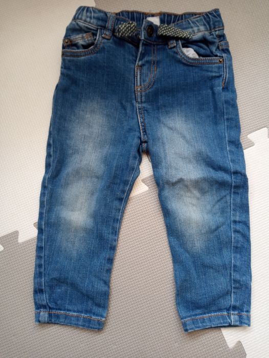 Ubranka spodnie dla chłopaka paka na 92 cm spodnie dres jeans bluza