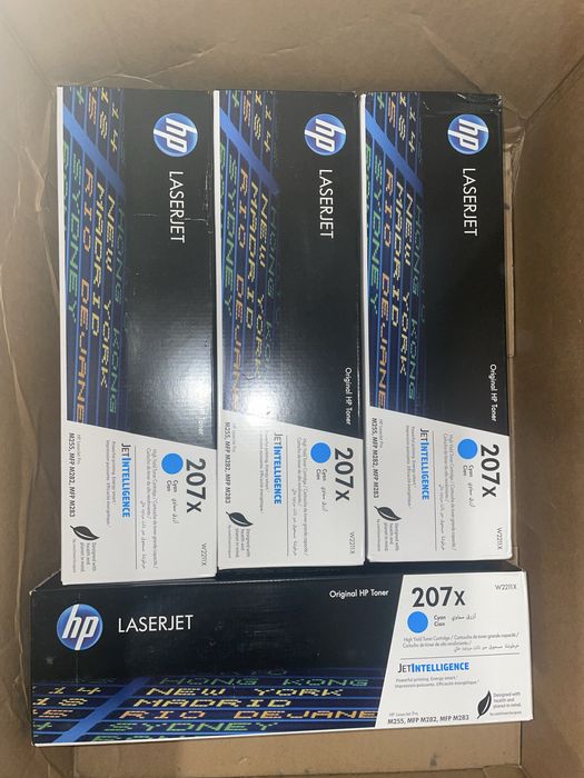 Hp laser toner 207x oryginalny cyan