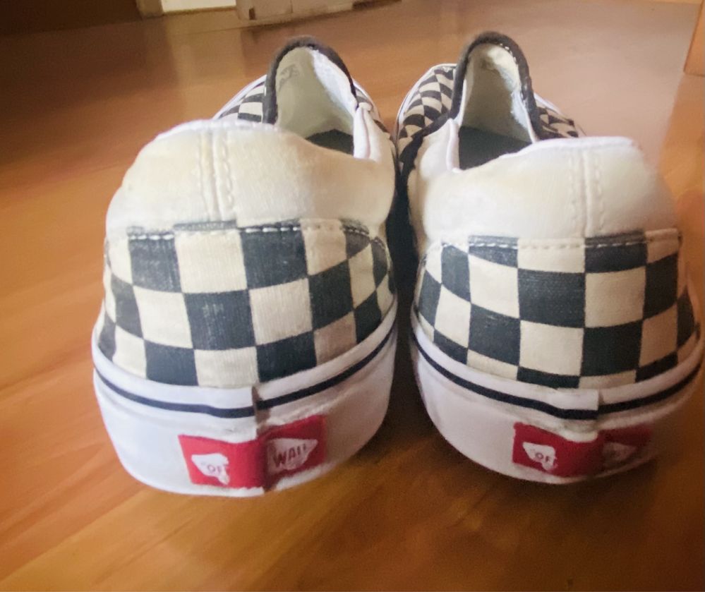 Vans em Xadrez originais.