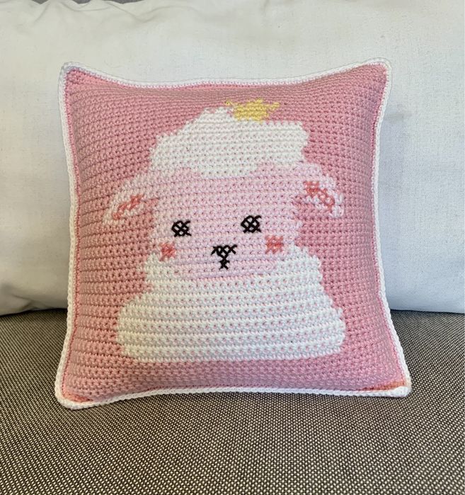 Almofadas bebê em crochê