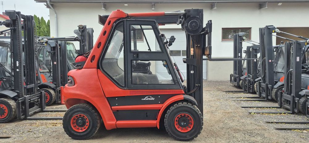 Wózek Widłowy Linde H60T - 2560 mth. - Triplex 5.70 m - 4 sekcje