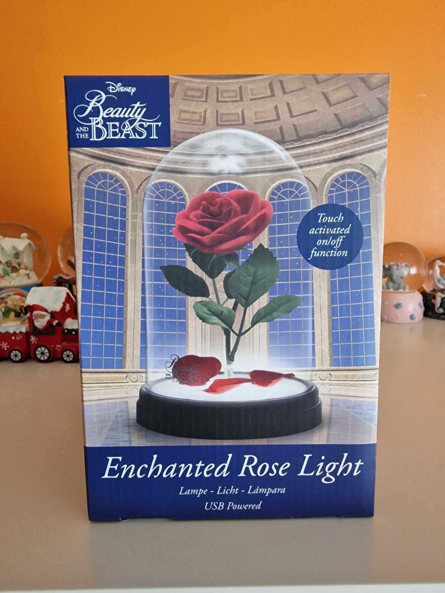 Candeeiro Enchanted Rose Light - Beauty and the Beast