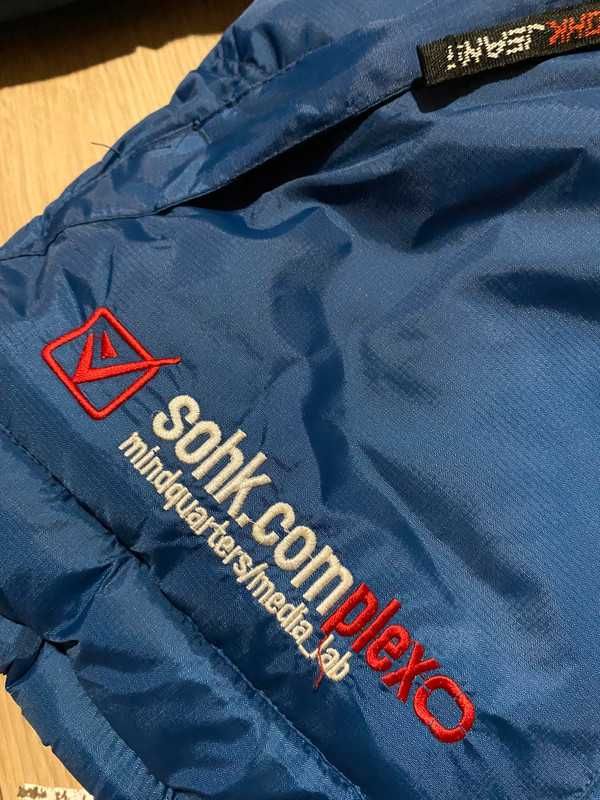 Kurtka zimowa SOHK swag hip-hop jnco mass M/L niebieski streetwear rap