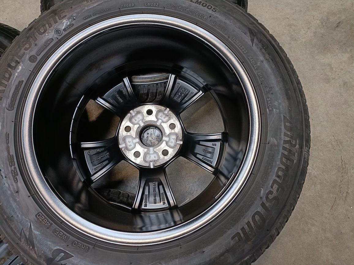Kola zimowe Alufelgi VW 16 cali 5x112 Golf Jetta Caddy, Seat