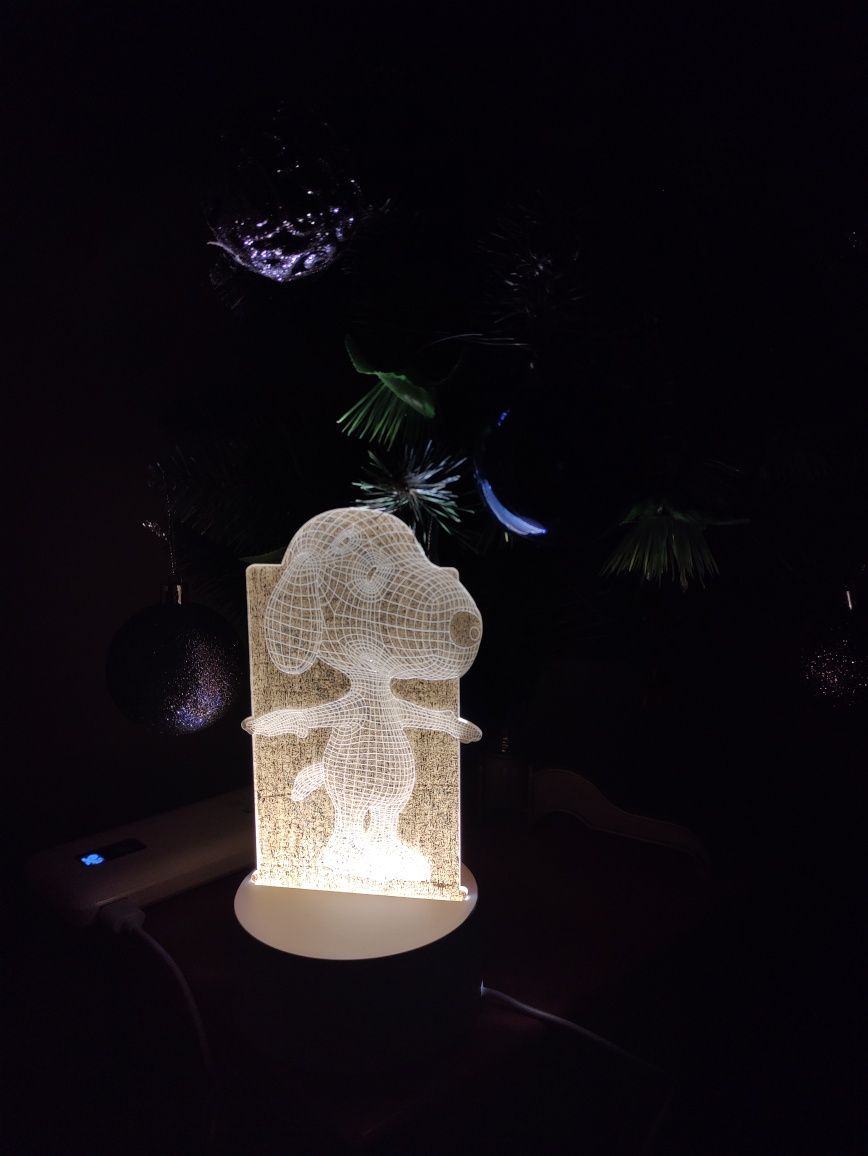 Светильник-ночник 3D