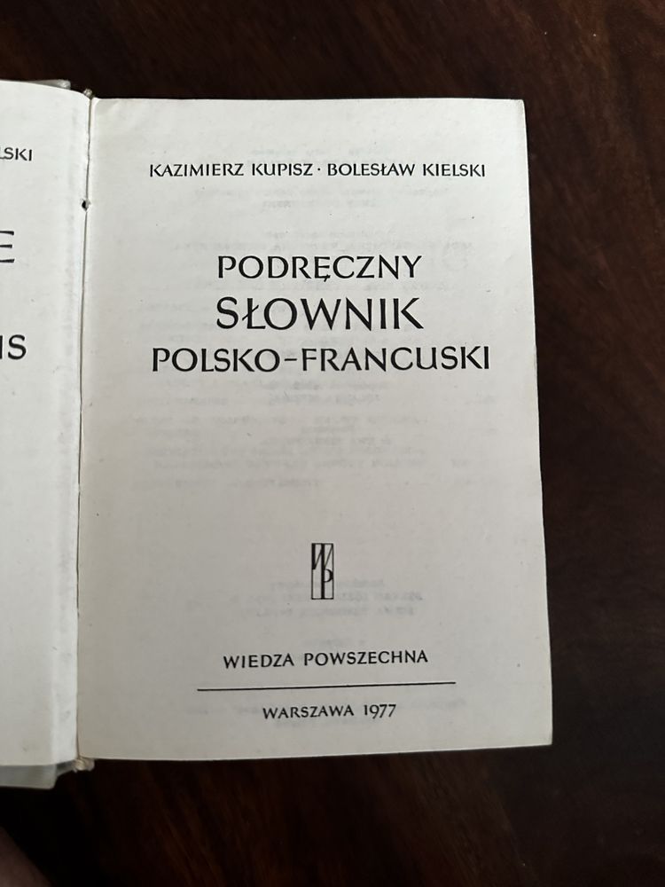 Podreczny słownik polsko-francuski