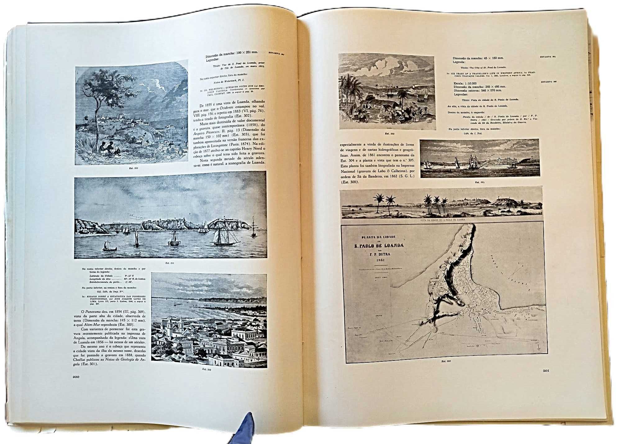 Livro-ENSAIO ICONOGRAFIA CIDADES PORTUGUESA ULTRAMAR-VOL.3-4 1ª Edição