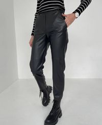 Жіночі брюки (штани) шкіряні (з екошкіри) « Amur» #260