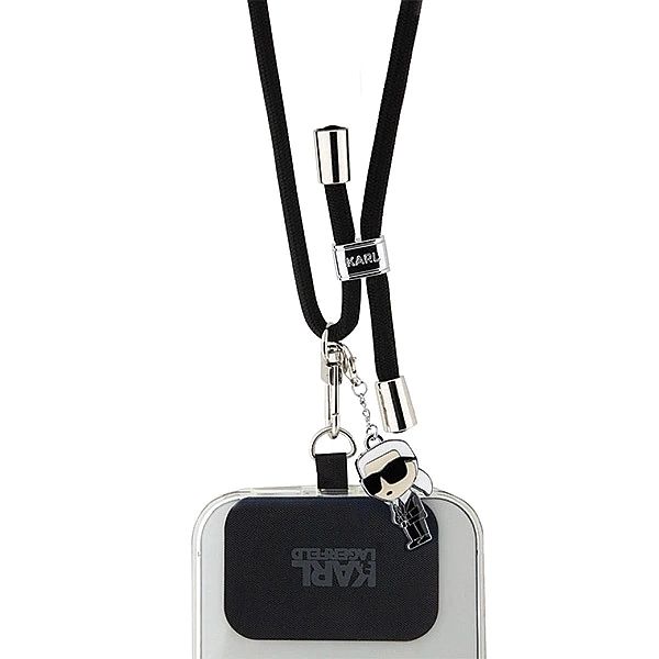 Pasek do telefonu Karl Lagerfeld CBDY Cord - czarny
