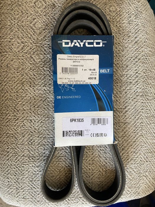 Приводной ремень генератора