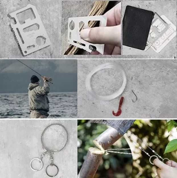 Zestaw survivalowy 32w1 profesjonalny wojskowy przetrwania niezbędnik