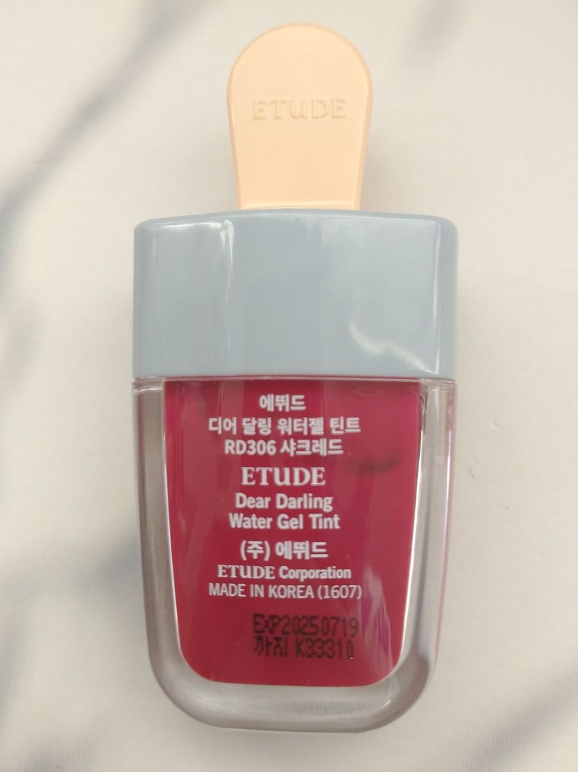 Etude House Dear Darling Water Gel Tint trwała pomadka kbeauty kpop