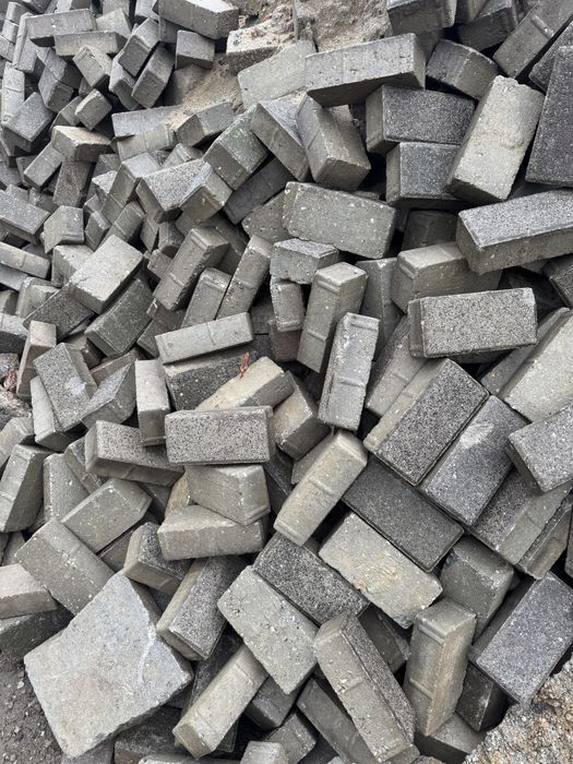 Kostka brukowa Prostokąt 20x10x6 cm typu Holland SZARY z rozbiórki