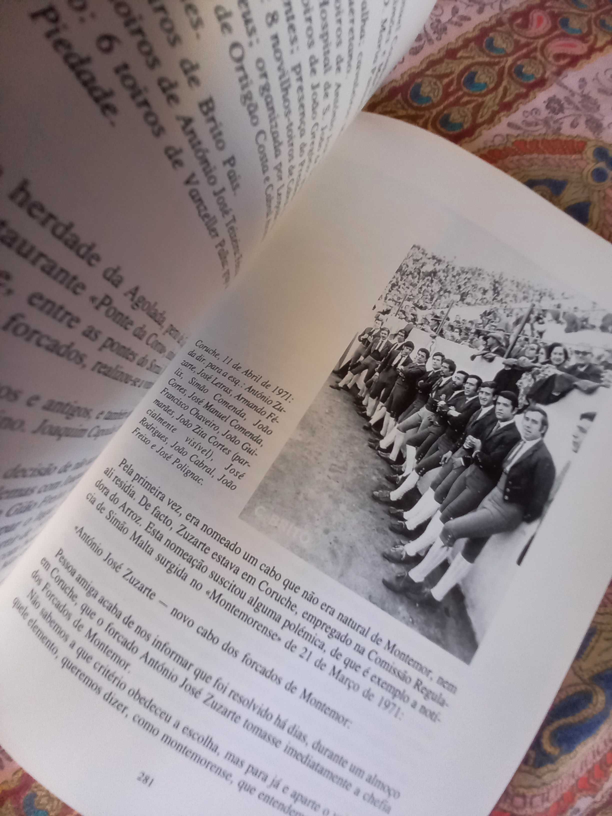 Livro história sobre o grupo de Forcados de Montemor