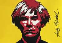 Obraz ręcznie malowany Endy Warhol Galeryjny-Pieczęcie z USA
