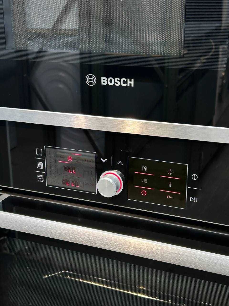 Комплект! Духова шафа BOSCH HBG761660s та мікрохвильова піч BEL520MS0