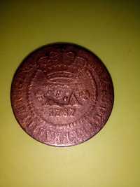 Lote de moedas com CARIMBO, 40 reis 1787 e 1831