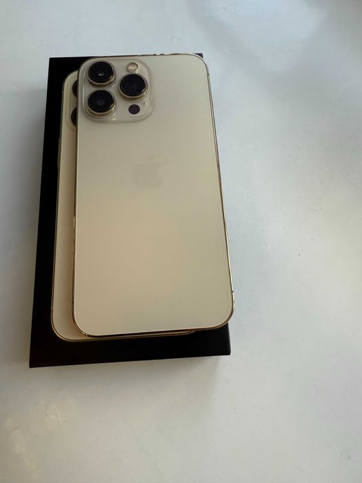 iPhone 13 Pro, Gold, 128 GB, kondycja 100%, gwarancja