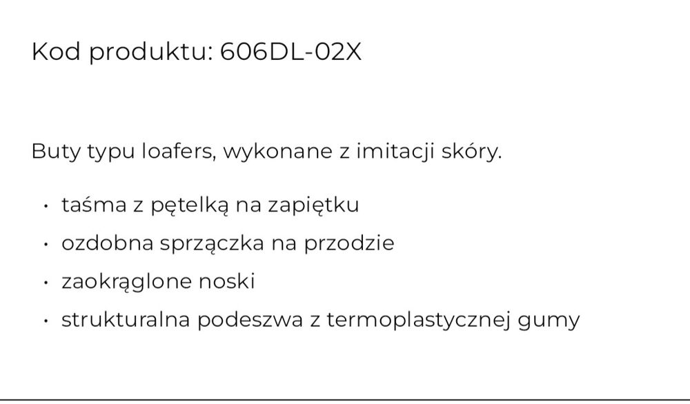 Półbuty loafersy z imitacji skóry Reserved r.39