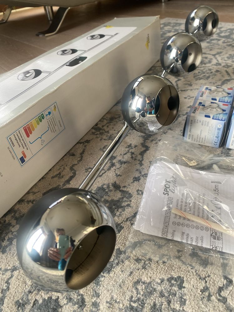 Lampa listwa 70 cm, żarówki w zestawie