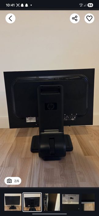 Monitor biurowy LED HP LA2205wg 22" DisplayPort DVI VGA klasa B