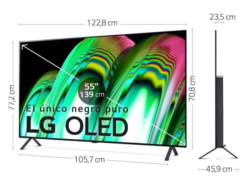 TV LG OLED55A26LA (OLED - 55'' - 140 cm - 4K Ultra HD - Smart TV)