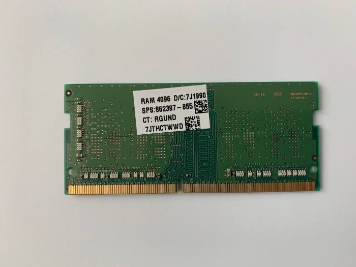 Оперативна пам'ять - 4 GB 2 шт. Samsung, sodimm, 4 Gb, ddr-4