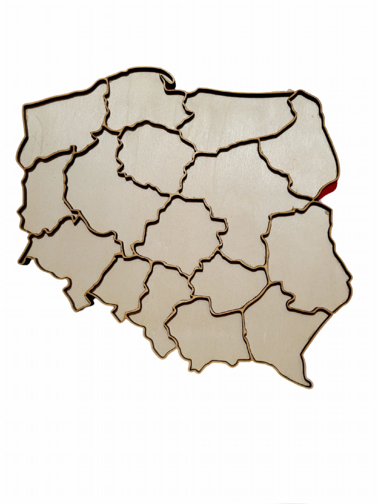 Mapa Polski - wojewodztwa