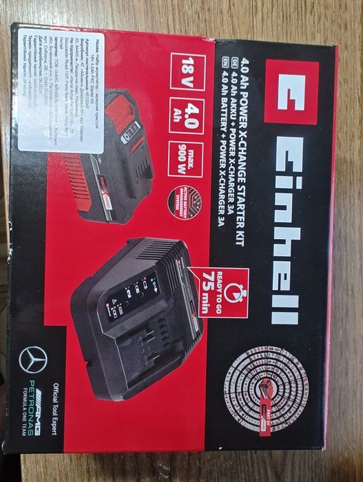 Набір Einhell акумулятор+зарядний пристрій 18V 4Ah PXC Starter Kit