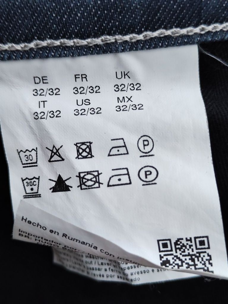 Męskie Spodnie Jeansowe Hugo Boss Orange