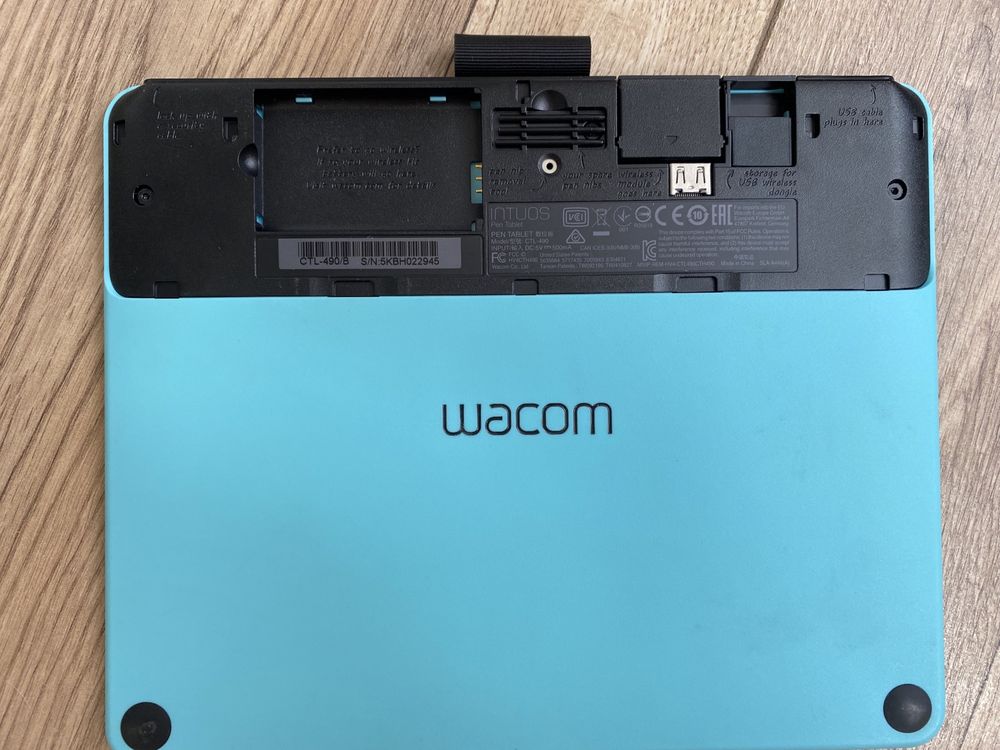 Графический планшет Wacom Intuos Draw Blue Pen S