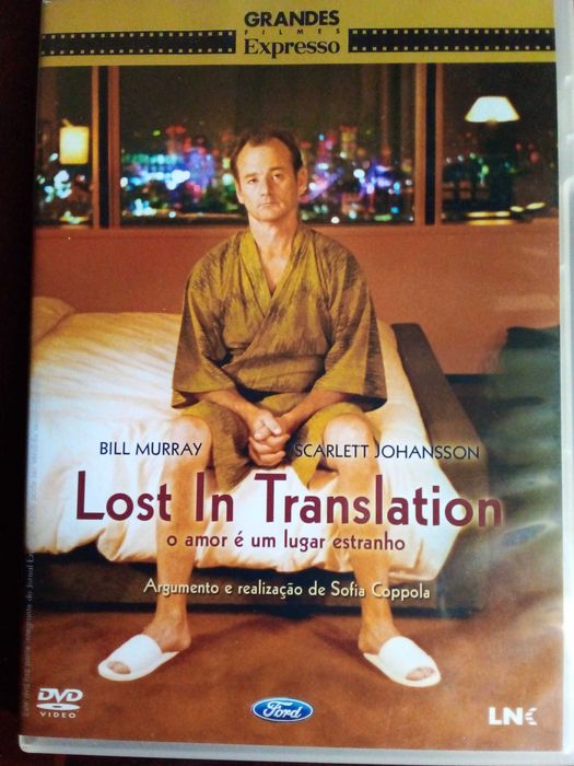 Dvd do filme de Sofia Coppola «Lost In Translation