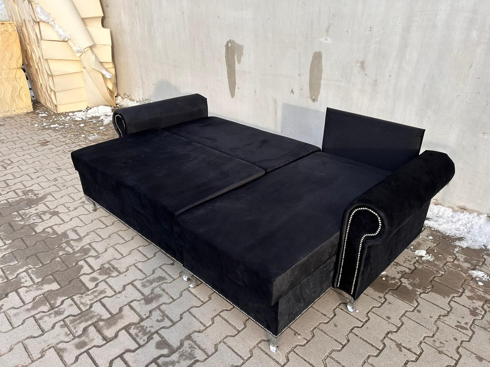 Narożnik Glamour SPRĘŻYNY BONELLI.