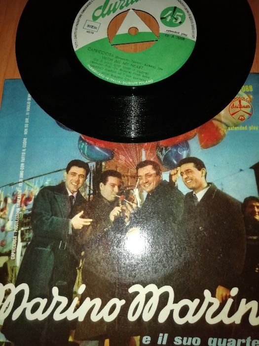 2 Discos 45 rpm Capricciosa e Honeymoon de Marino Marini