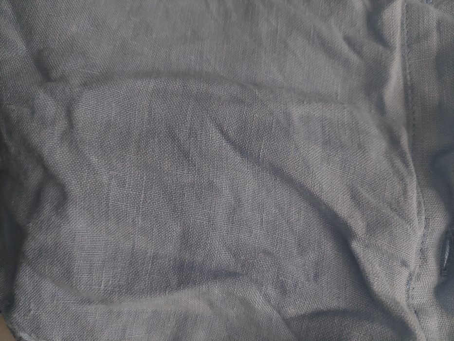 Свободного края, 100% лён,  рубашка с длинным рукавом