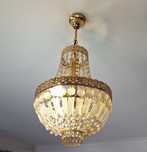 Lustre de teto de três lâmpadas