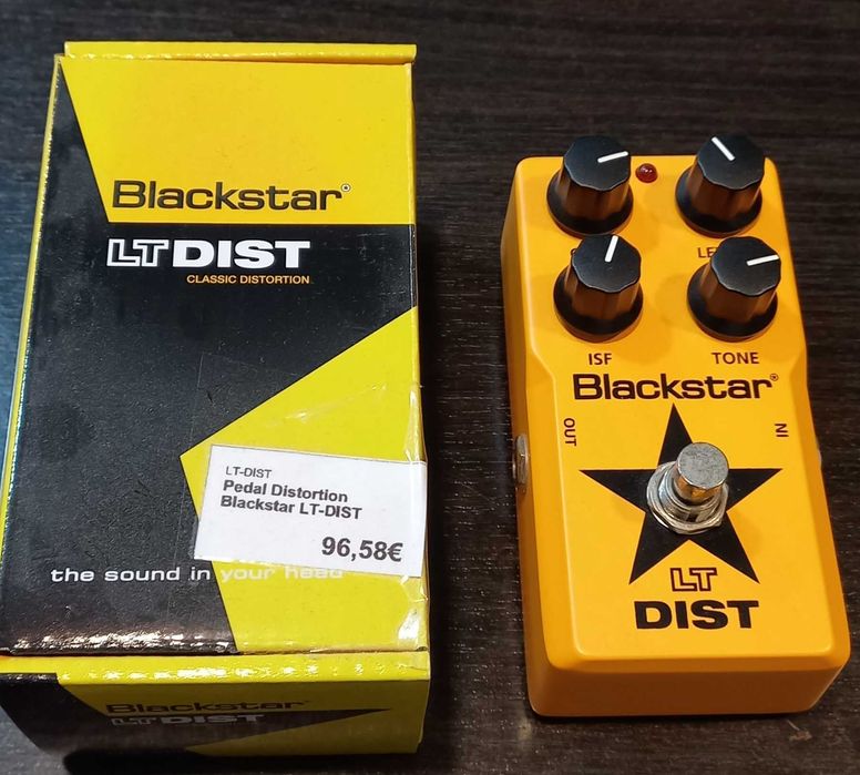 Pedal Distorção Blackstar LT DIS Novo