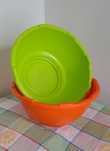 2 bacias plastico novas