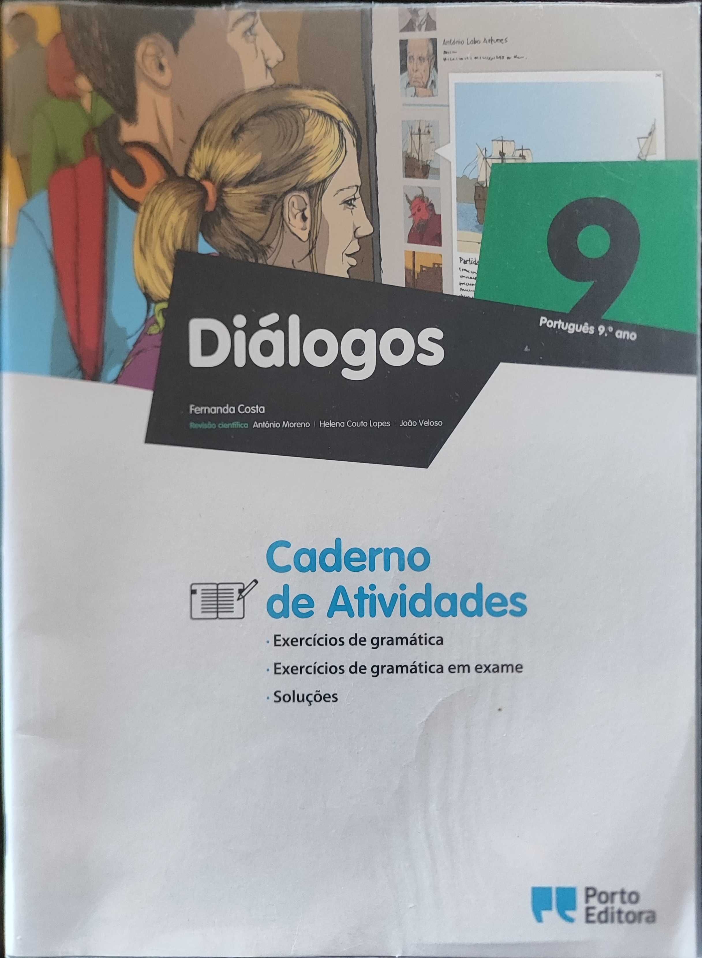 Vendo cadernos de atividades do 9⁰ ano em excelente estado!