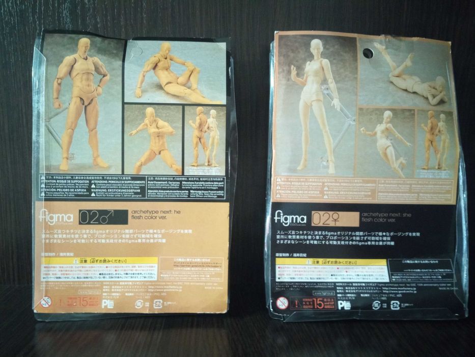 Манекен мужчины и женщины для рисования