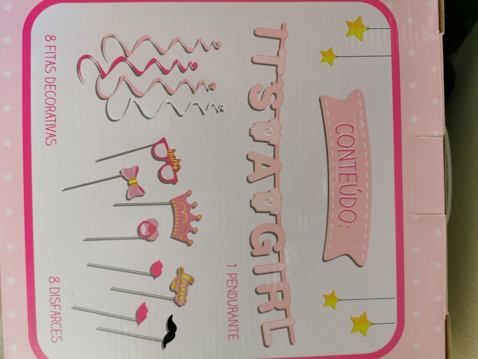 Kit festa baby shower menina