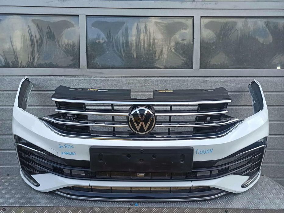 VOLKSWAGEN TIGUAN 5NA II ZDERZAK PRZÓD 6X PDC KAMERA LIFT R-LINE 2023R