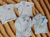 4 x Mundurek szkolny koszulki Wasilków sp 1 chłopiec 7-8 lat 122-128
